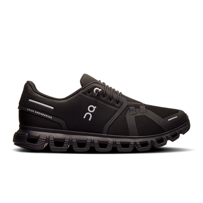 On Cloud 6 in Black / Black - view 1