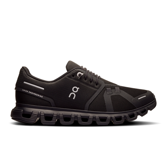 On Cloud 6 in Black / Black - view 1