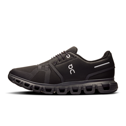 On Cloud 6 in Black / Black - view 4